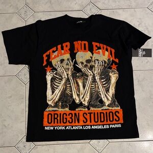Black and Orange Graphic Tee